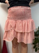 Spódnica letnia z wolantami spódniczka mini do kolan krótka Neo Noir L 40