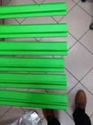 LISTWA CENOWA TE39 RAL6018 NAKŁADANA 1287MM I 965M