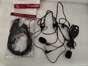 ALBRECHT Zestaw słuchawkowy z mikrofonem 3 SZTUKI