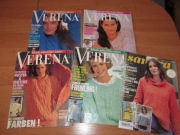 Verena Mode Maschen 2, 3, 4, 5/1991 Magazyn mody dziewiarskiej Swetry