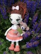 To Ola z ulubionym misiem . Oryginalny prezent. 