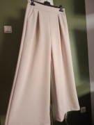 Szerokie spodnie masełko rozmiar s-m 