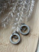 Kolczyki z japońskich koralików.