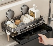 Półka nad zlew, organizer kuchenny, bez wiercenia 