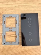 Panel szklany z ramką dwu modułowy 3+2 do włączników inteligentnych wifi