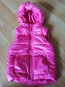 Kamizelka bezrękawnik 104 różowa polar