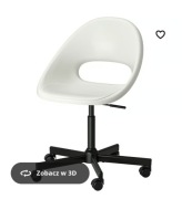 Krzesło obrotowe IKEA, biały/czarny