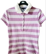 TOMMY HILFIGER KOSZULKA POLO POLÓWKA T-SHIRT PASKI 38 M