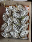 8 CM BOMBKI CHOINKOWE SZKLANE PRL 