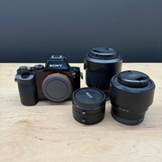 Aparat Sony A7 ILC-7 + obiektyw 28-70 3.5-5.6 OSS + obiektyw 50 1.8