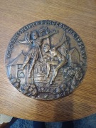 Figura z brązu z 1956 roku pamiątka z klubu karnawałowego  düseldorf