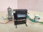 Transformator sieciowy  Philips z lampą EZ80