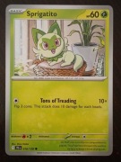 Sprigatito 016/159 Karta POKEMON TCG Scarlet & Violet Journey Together