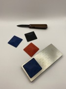 Zestaw 3 piramidek do ostrzenia noży ostrzałek osełek kamieni na prezent