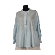 Bluzka Masai Copenhagen M L oversize bawełna 100% baby blue