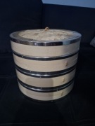 Parowar bambusowy do gotowania na parze – zdrowe gotowanie