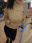 Sweterek żółty golf pasuje na S-M