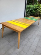 Stół konferencyjny drewniany debowy 350x100