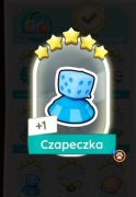 Monopoly GO Zestaw Set 17 Naklejka Karta 5* Czapeczka