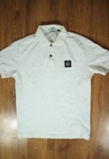 Polo Stone Island r. M białe kr rękaw bawełniane męskie 