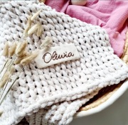 Kocyk dla niemowlaka 50x70 alize puffy fine imie