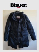 Blauer USA damska kurtka puchowa puchówka L granatowa flyers zimowa parka