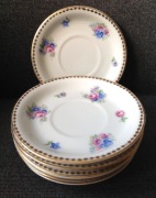 Komplet 6 spodków Edelstein Bavaria | antyk lata 20./30. | sygnowane