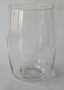 Duży szklany wazon na podłogę