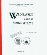 WROCŁAWSKIE ZAPISKI NUMIZMATYCZNE 1-2/1999 Nadbitk