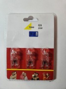 Zestaw 3 żarówek halogenowych TRIO G9 28W