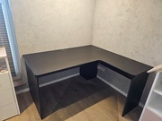 Biurko narożne czarne