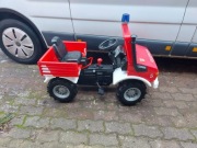 Rolly Toys Unimog Straż Pożarna pojazd na pedała pompowane koła