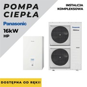 Pompa ciepła Panasonic HP 16kw z montażem