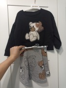 Komplet dla dziewczynki bluzka i spódnica 