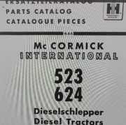 Katalog części zamiennych do ciągników IHC International 523 624