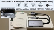 UGREEN Grabber HDMI 4K – Karta Przechwytywania Wideo 2K | USB-C & USB-A
