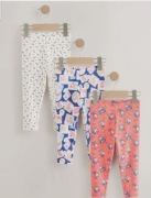 3pak legginsy prążek dziewczynka 116 Next (Cath kids)