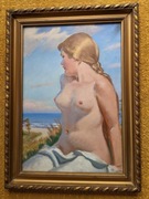 Stanisław Żurawski ,,Akt na tle morza" 