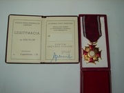 MEDAL- ZŁOTY KRZYŻ ZASŁUGI PRL 