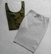 Spódnica Reserved szara rozmiar 164