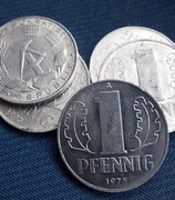 Moneta Niemcy 1 fenig 1975 NRD 