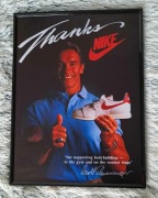 Plakat w ramce 30x40 Nike & Arnold Schwarzenegger Vintage