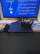 Kompletny zestaw PS4 PlayStation 4 Slim 1TB CUH-2216B, nowy dysk, BDB