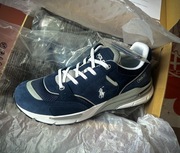 Nowe buty Polo Ralph Lauren trackster 44 sneakersy RL navy granatowe