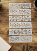 Zestaw 6szt - szablonów, malarski, DIY, scrapbookingu, dekoracji mebli Nr40