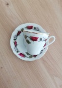 porcelanowa filiżanka ze spodkiem Ćmielów 