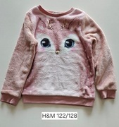 Bluza - sweter - H&M - jelonek/ renifer - rozm. 122/128