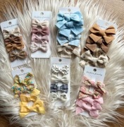 Spinki dla dziewczynki /wzory zestaw kokardki 