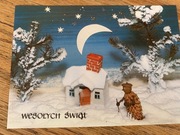 Kartka Świąteczna Prl