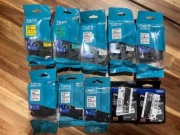 Zestaw 10x Taśmy Brother TZe (36mm, 24mm, 12mm) do D800W